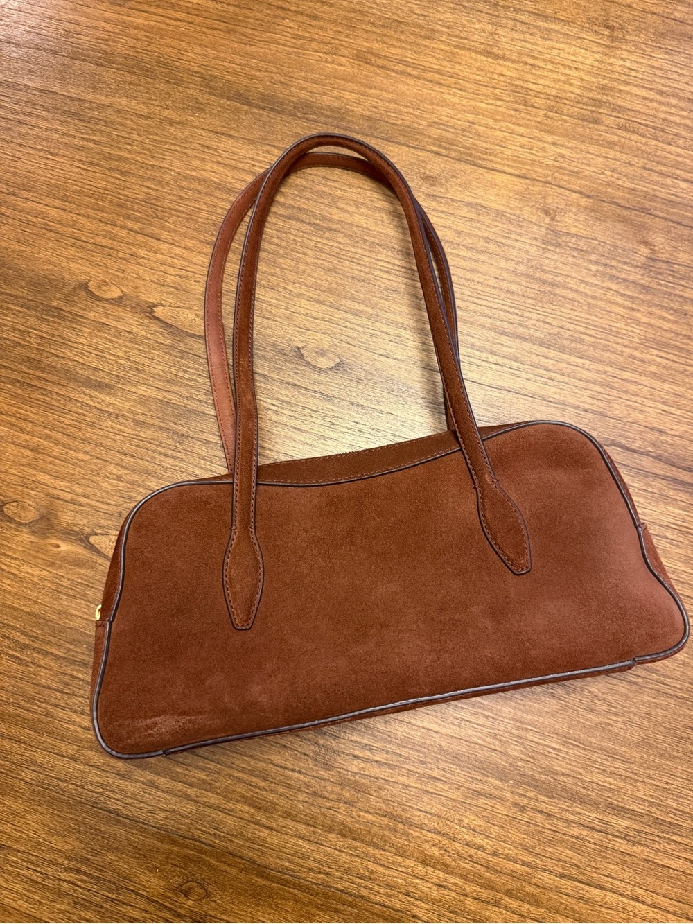 Madewell Brown Suede Shoulder Bag